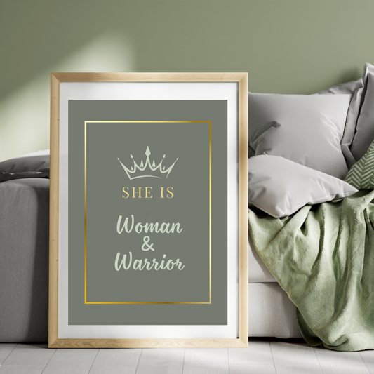 SHE IS Collection- Woman & Warrior